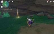 Players need to hide next to the camp (Image via Genshin Impact)